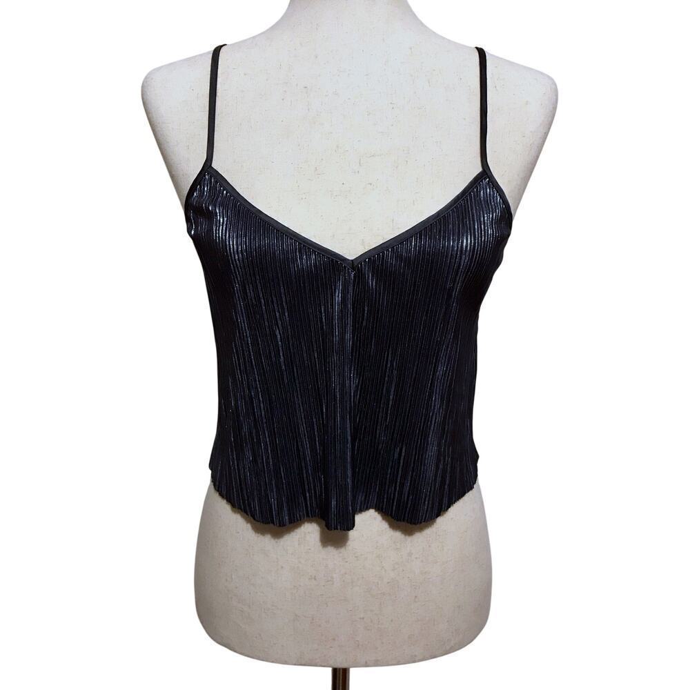 Victoria's Secret NWT Metallic Grey Cropped Top Women Various